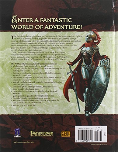 Pathfinder Roleplaying Game: Core Rulebook