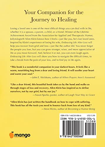 Embracing Life After Loss: A Gentle Guide for Growing through Grief (Book About Grieving and Hope, Daily Grief Meditation, Grief Journal)