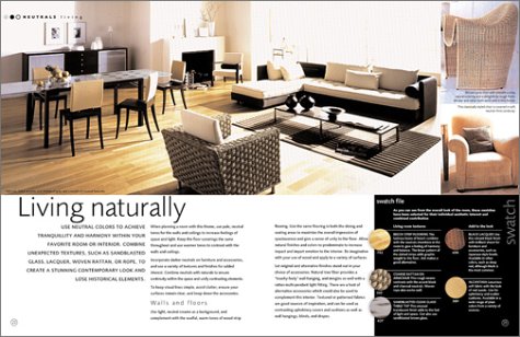 Living Textures: A Creative Guide to Combining Colors and Textures in the Home — back cover