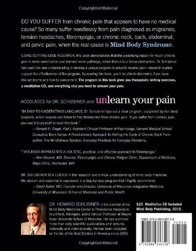 Unlearn Your Pain — back cover