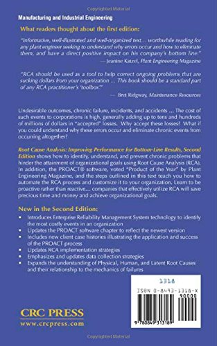 Root Cause Analysis: Improving Performance for Bottom-Line Results, Second Edition
