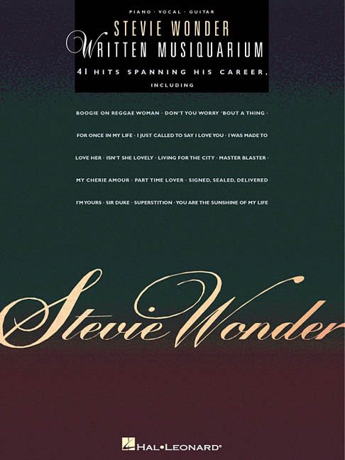 Stevie Wonder - Written Musiquarium by Wonder, Stevie