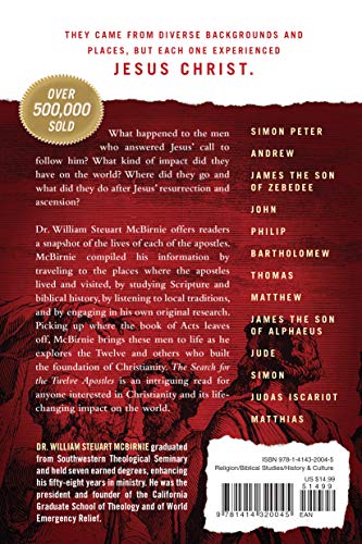 The Search for the Twelve Apostles — back cover