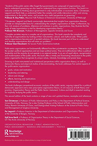 Organization Theory and the Public Sector: Instrument, Culture and Myth