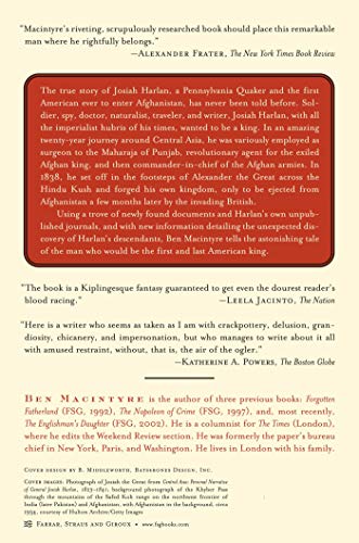 The Man Who Would Be King: The First American in Afghanistan