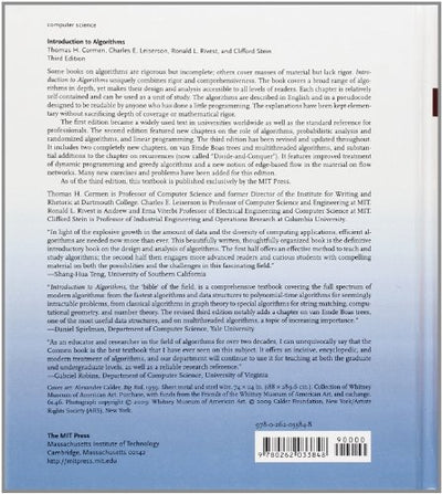 Introduction to Algorithms, 3rd Edition (MIT Press)