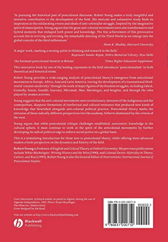 Postcolonialism by Robert J.C. Young