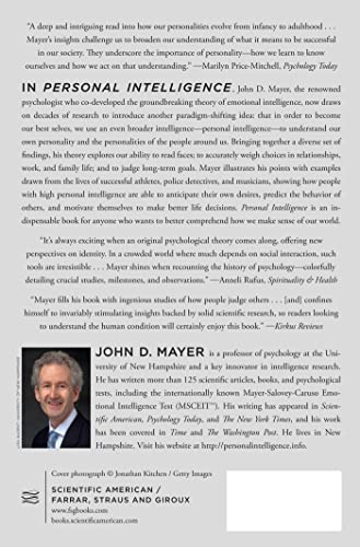 Personal Intelligence: The Power of Personality and How It Shapes Our Lives