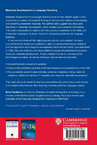 Materials Development in Language Teaching (Cambridge Language Teaching Library)