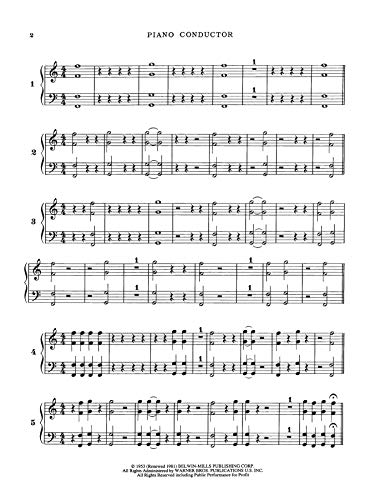 101 Rhythmic Rest Patterns: Conductor (Piano)