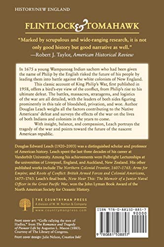 Flintlock and Tomahawk: New England in King Philip's War