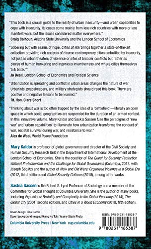 Cities at War: Global Insecurity and Urban Resistance