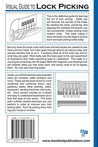 Visual Guide to Lock Picking (2nd Edition) — back cover