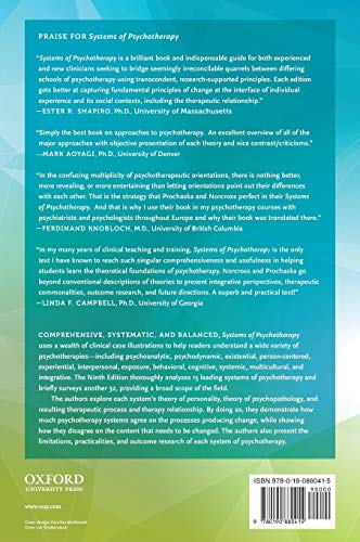 Systems of Psychotherapy: A Transtheoretical Analysis by Pro