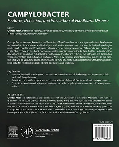 Campylobacter: Features, Detection, and Prevention of Foodborne Disease