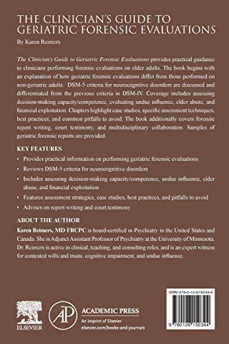 The Clinician's Guide to Geriatric Forensic Evaluations