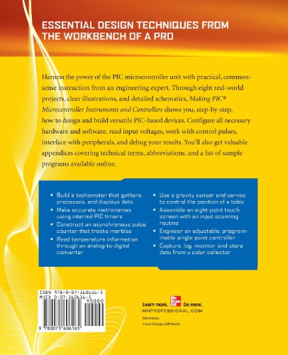 Making PIC Microcontroller Instruments and Controllers — back cover