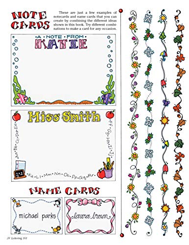 Lettering 101 for Scrapbooks & Cards: Titles, Names, Alphabets, Borders & More (Design Originals) (Can Do Crafts) Add Personal Flair to Album Pages, Notes, Greeting Cards, Stationery, & More