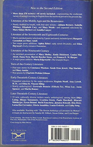 The Norton Anthology of Literature by Women: The Traditions in English