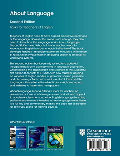About Language: Tasks for Teachers of English