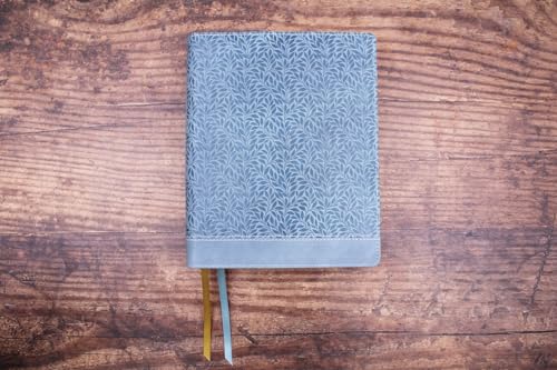 NIV, Journal the Word Bible (Perfect for Note-Taking), Large Print, Leathersoft, Teal, Red Letter, Comfort Print: Reflect, Take Notes, or Create Art Next to Your Favorite Verses