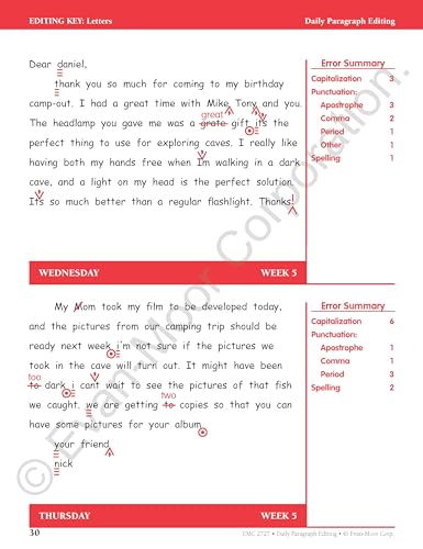 Daily Paragraph Editing, Grade 4 Teacher Edition