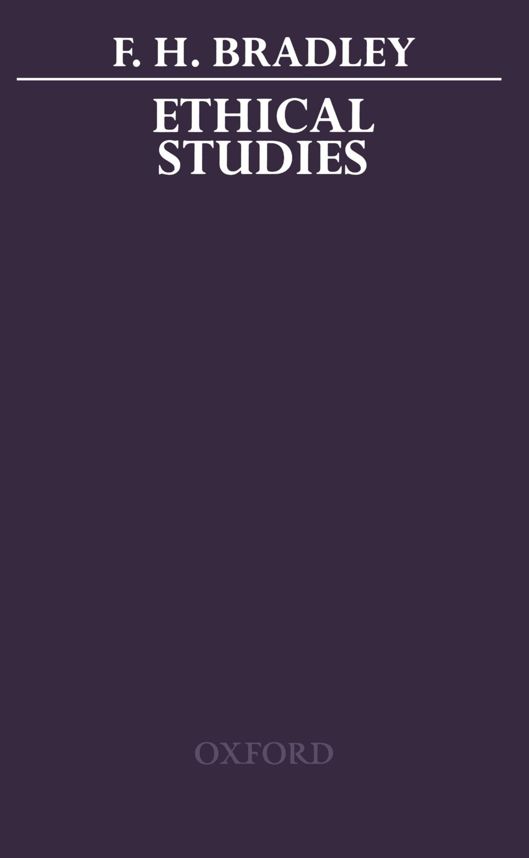 Ethical Studies