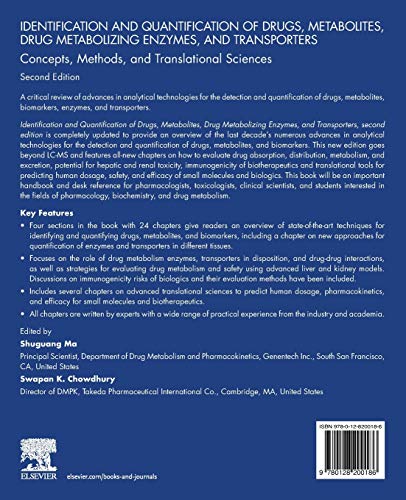 Identification and Quantification of Drugs, Metabolites, Drug Metabolizing Enzymes, and Transporters: Concepts, Methods and Translational Sciences