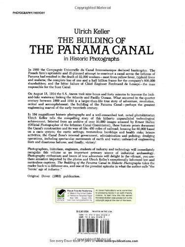 The Building of the Panama Canal in Historic Photographs — back cover