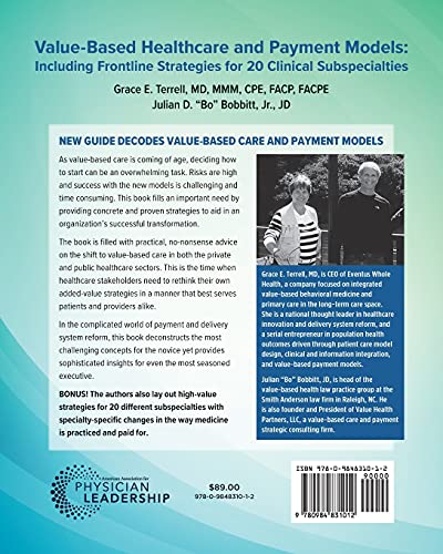 Value-Based Healthcare and Payment Models: Including Frontline Strategies for 20 Clinical Subspecialties