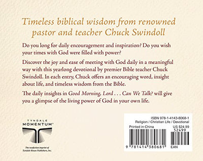 Good Morning, Lord . . . Can We Talk?: A Year of Scriptural
