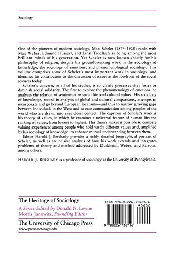On Feeling, Knowing, and Valuing: Selected Writings (Heritage of Sociology Series)