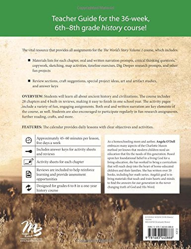 The World's Story 1: The Ancients (Teacher Guide) — back cover