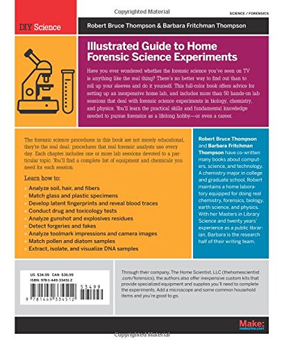 Illustrated Guide to Home Forensic Science Experiments: All Lab, No Lecture (Diy Science)