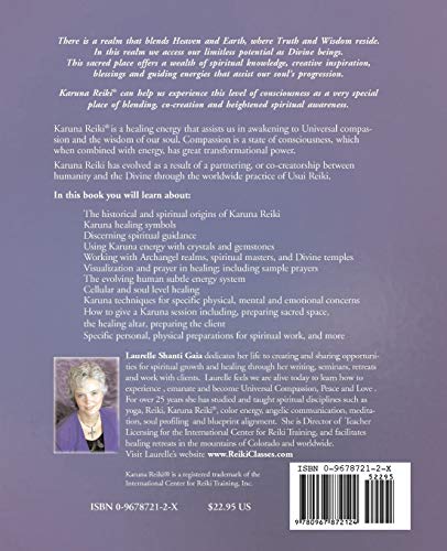 The Book on Karuna Reiki: Advanced Healing Energy for Our Evolving World — back cover