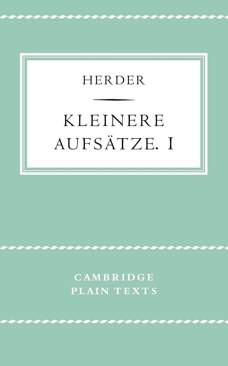 Kleinere Aufstze I