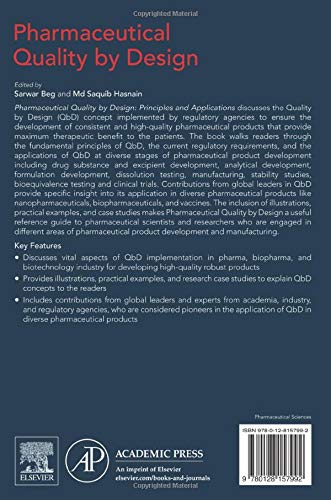 Pharmaceutical Quality by Design: Principles and Applications