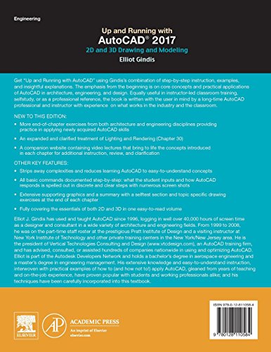 Up and Running with AutoCAD 2017: 2D and 3D Drawing and Modeling