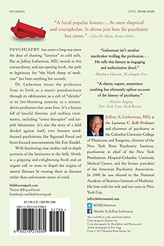 Shrinks by Lieberman, Jeffrey A.