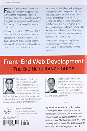 Front-End Web Development: The Big Nerd Ranch Guide (Big Ner