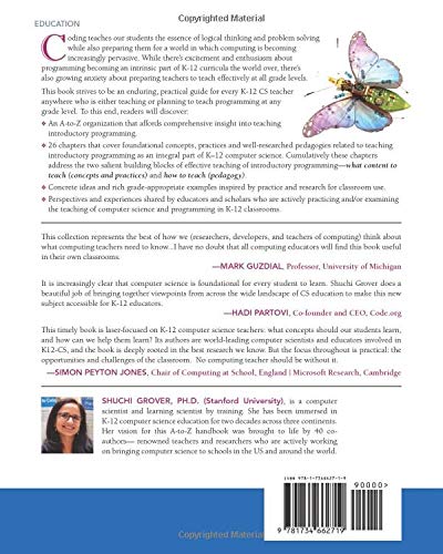 Computer Science in K-12: An A-to-Z Handbook on Teaching Programming (Black & White Edition)