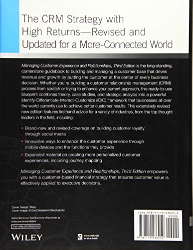 Managing Customer Experience and Relationships: A Strategic Framework