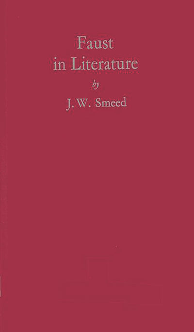 Faust in Literature (University of Durham Publications)