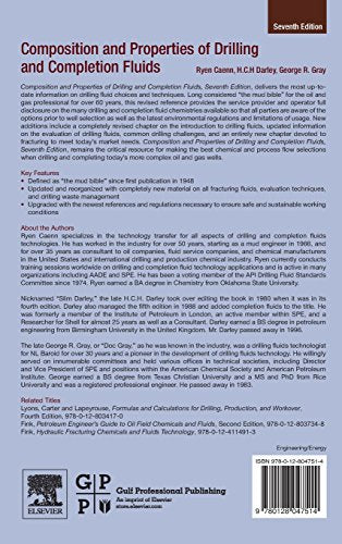 Composition and Properties of Drilling and Completion Fluids