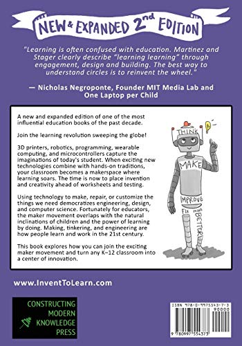 Invent to Learn: Making, Tinkering, and Engineering in the Classroom