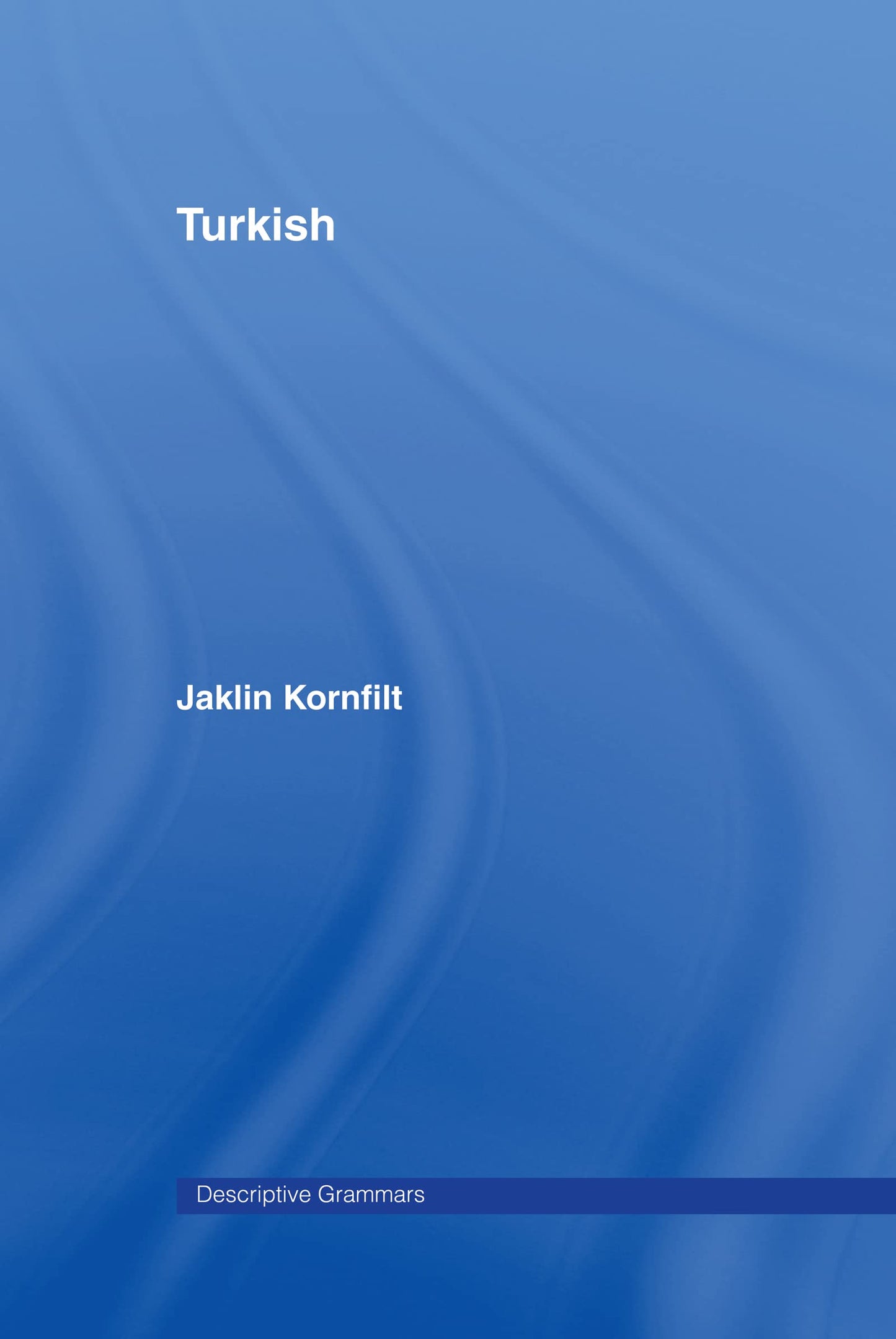 Turkish (Descriptive Grammars)