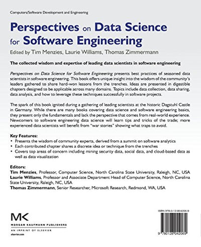 Perspectives on Data Science for Software Engineering