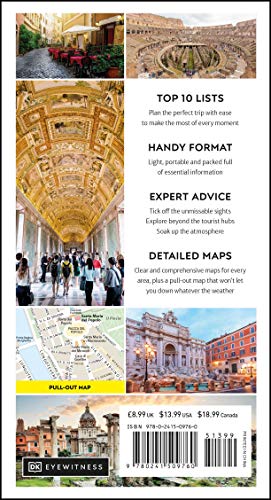 DK Eyewitness Top 10 Rome (Pocket Travel Guide) by DK Eyewit