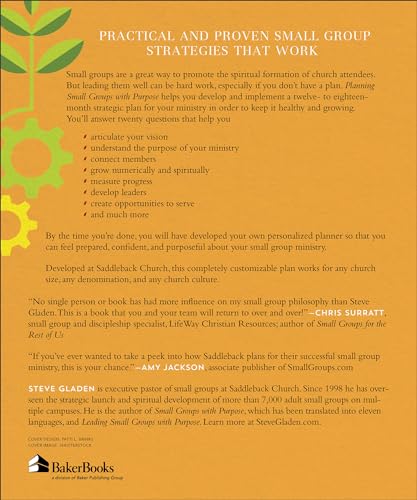 Planning Small Groups with Purpose: A Field-Tested Guide to Design and Grow Your Ministry