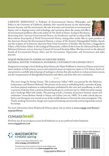 Major Problems in American Environmental History (Major Problems in American History Series)